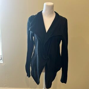 Banana Republic Women’s Cardigan Black size Medium Puma Cotton/Wool Blend